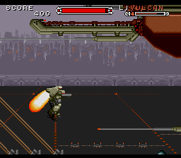 Cybernator (USA) In game screenshot